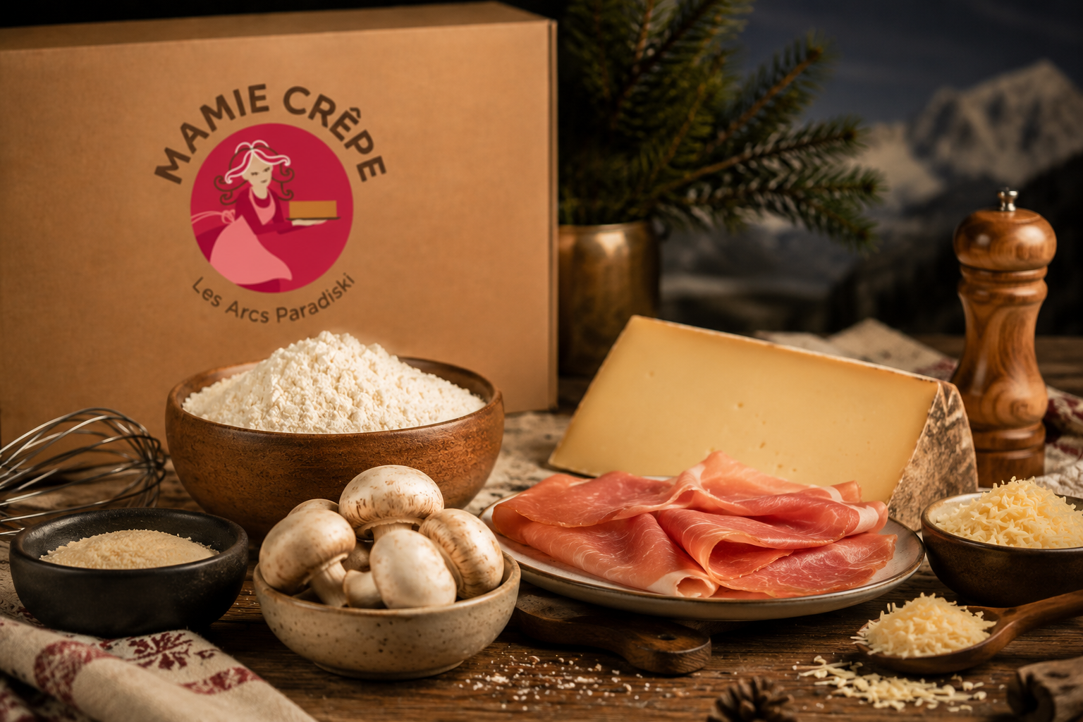 MAMIE crêpe - les arcs 1800 - Les Arcs (Paradiski) - haute tarentaise - savoie - france - galette - crêpe - fondue savoyarde - salades - glaces - vin de savoie (11)